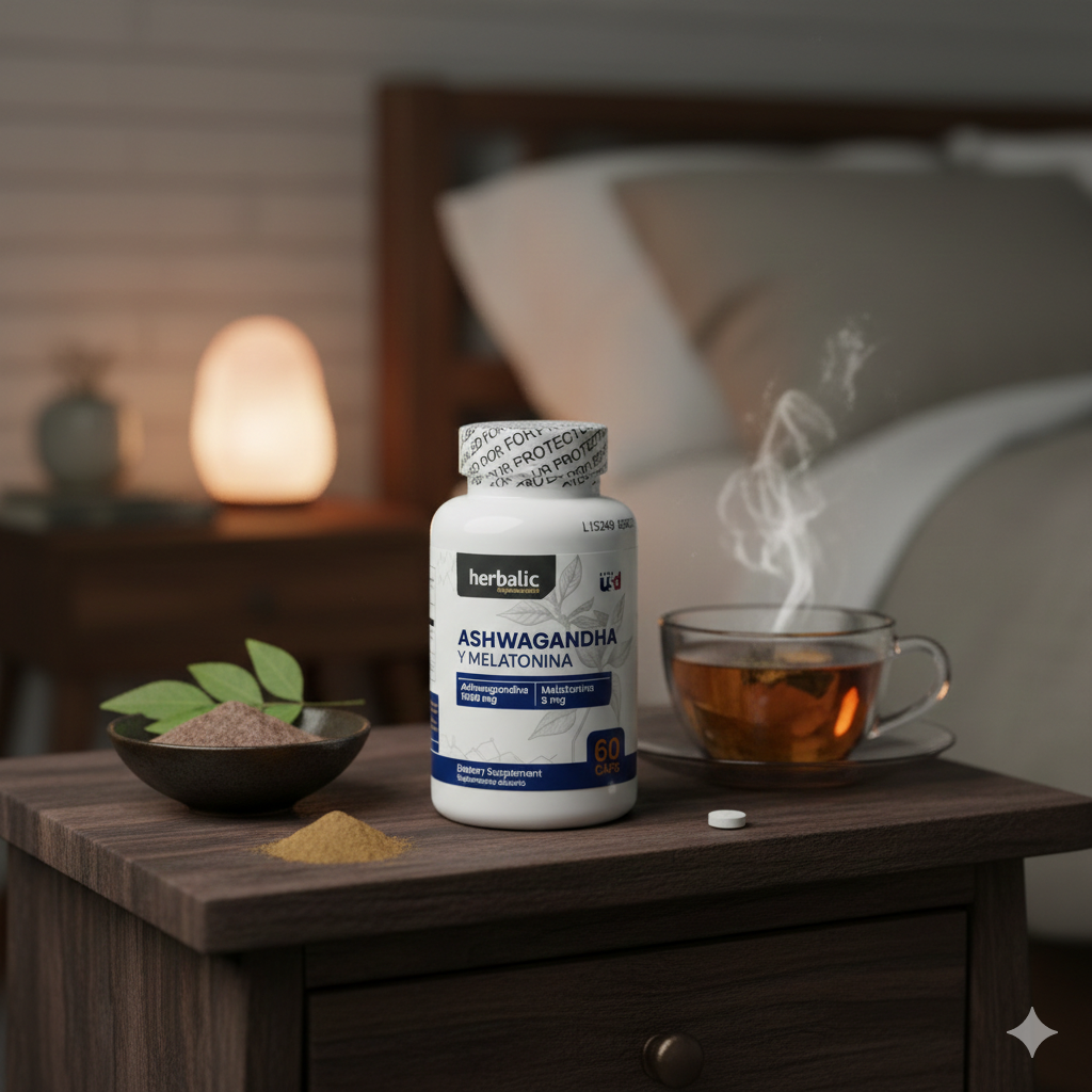 ASHWAGANDHA Y MELATONINA X 60CAPS
