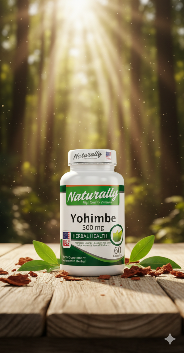 YOHIMBE 500MG X 60CAPS