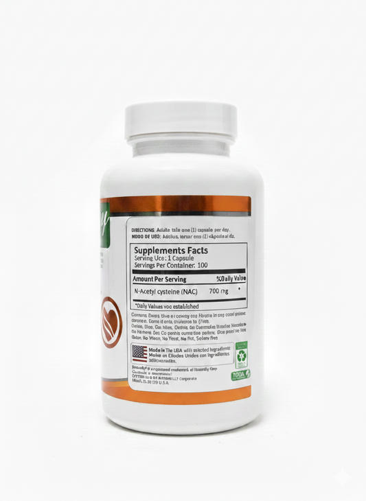 NAC ACETYL CISTEINE 700MG X 100CAP