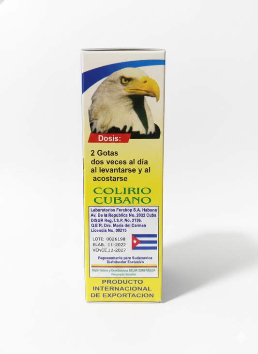 OJO DE AGUILA. COLIRIO CUBANO