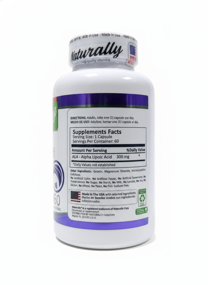 ALPHA LIPOIC ACID 300MG X 60CAPS