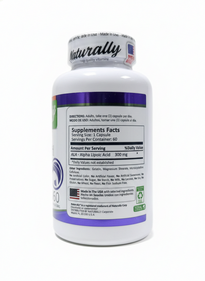 ALPHA LIPOIC ACID 300MG X 60CAPS