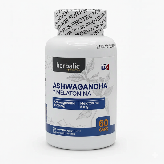 ASHWAGANDHA Y MELATONINA X 60CAPS