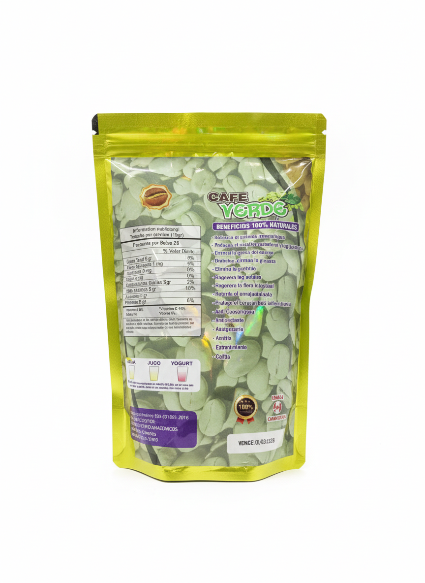 CAFE VERDE FIBRA X 450GR