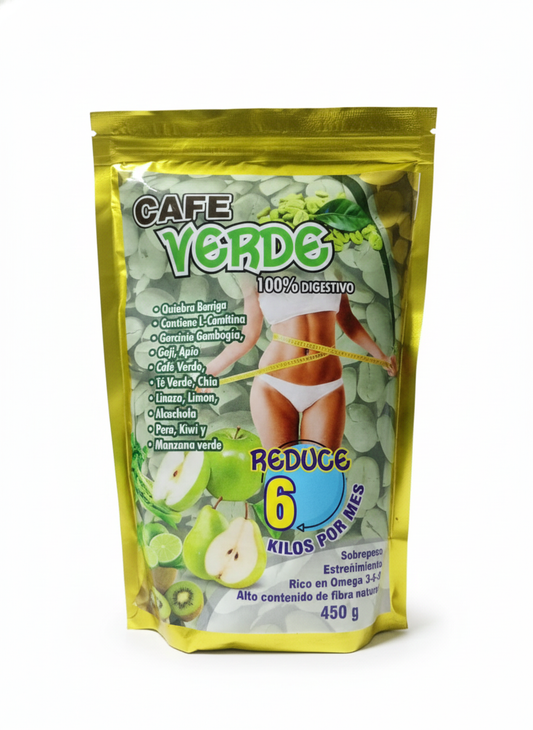 CAFE VERDE FIBRA X 450GR