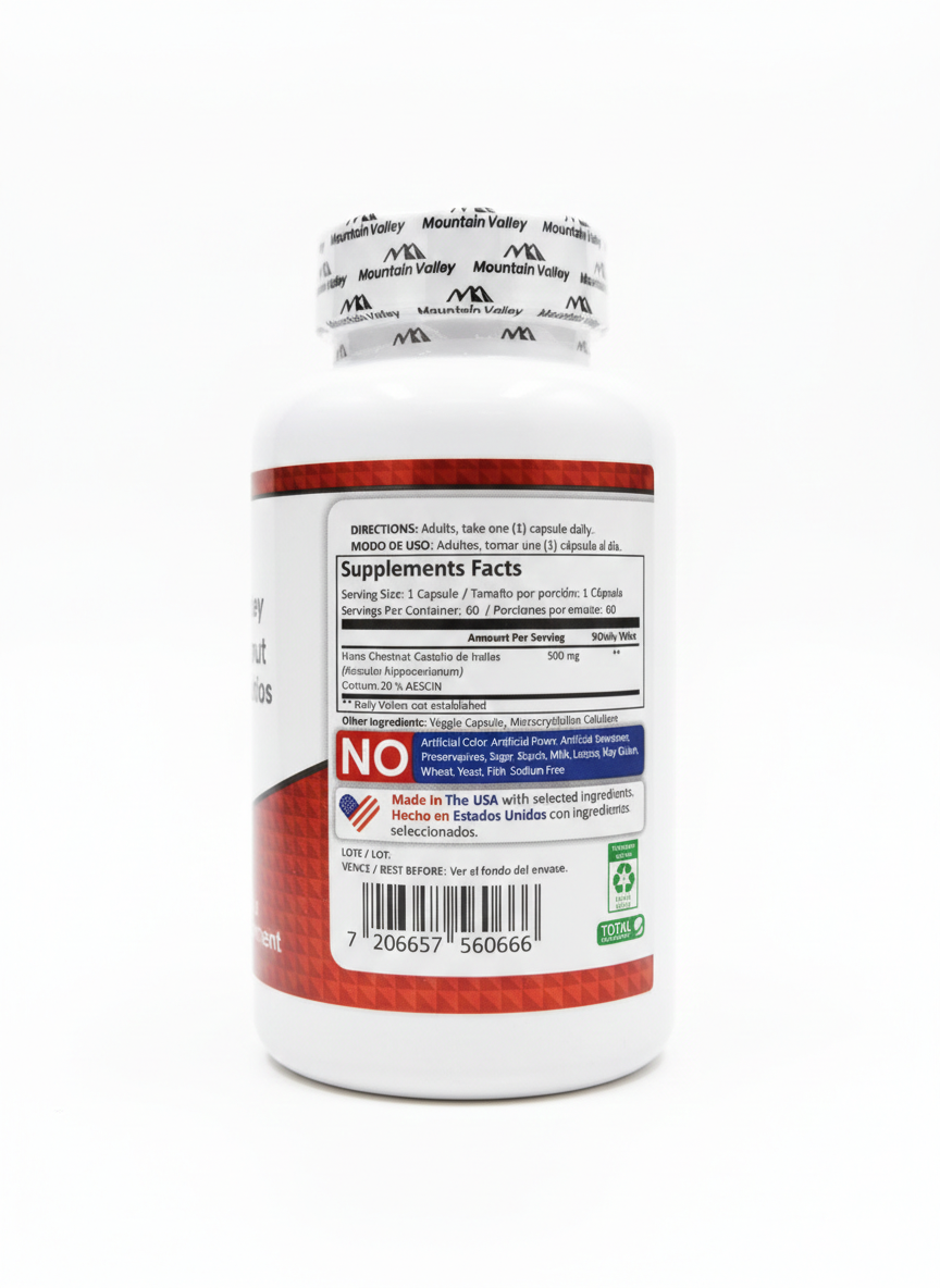 CASTAÑO DE INDIAS 500MG X 60CAPS