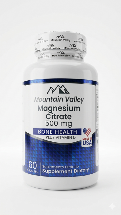 MAGNESIUM CITRATE 500MG X 60CAPS