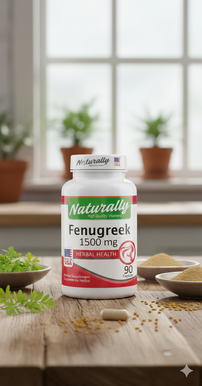 FENUGREEK 1.500MG X 90CAPS.
