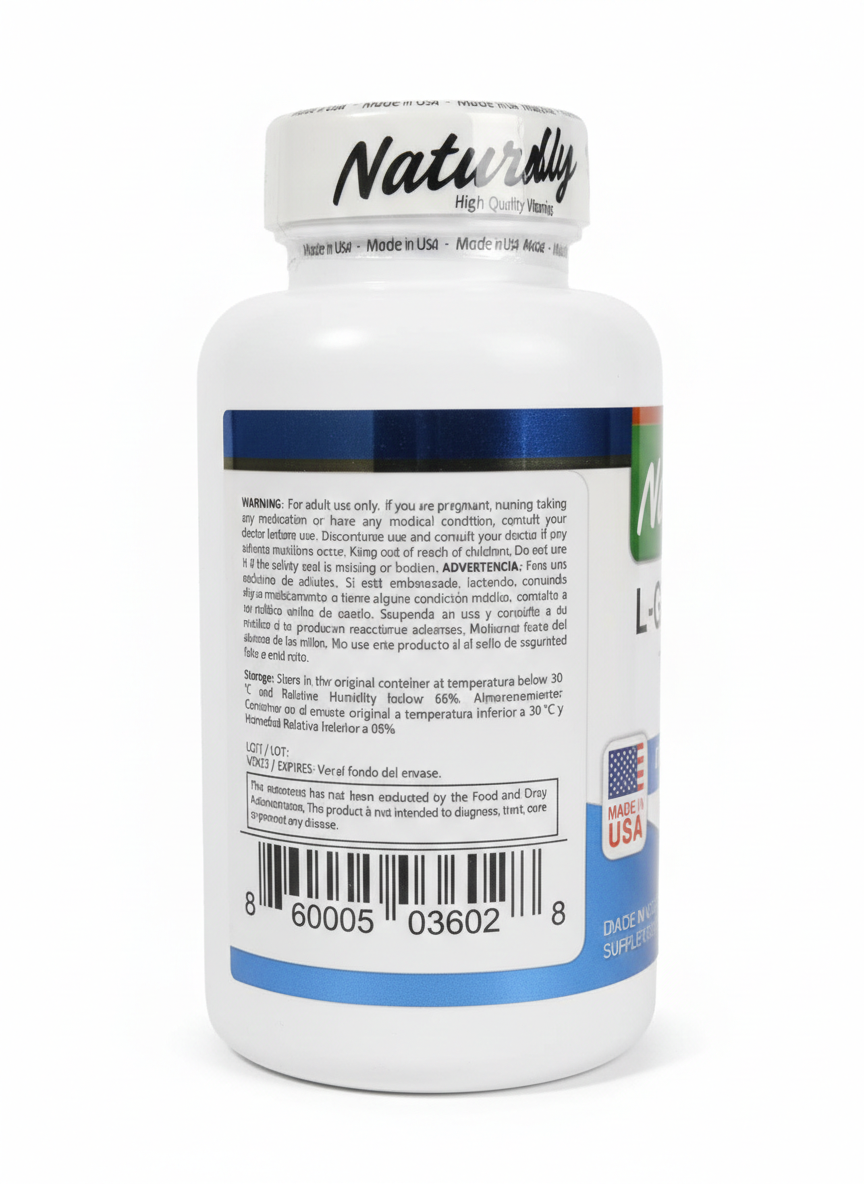 L - GLUTATHIONE 500MG X 60CAPS