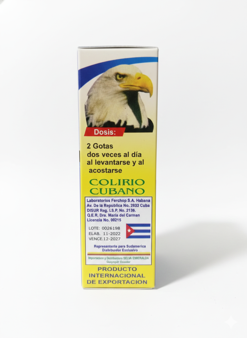OJO DE AGUILA. COLIRIO CUBANO