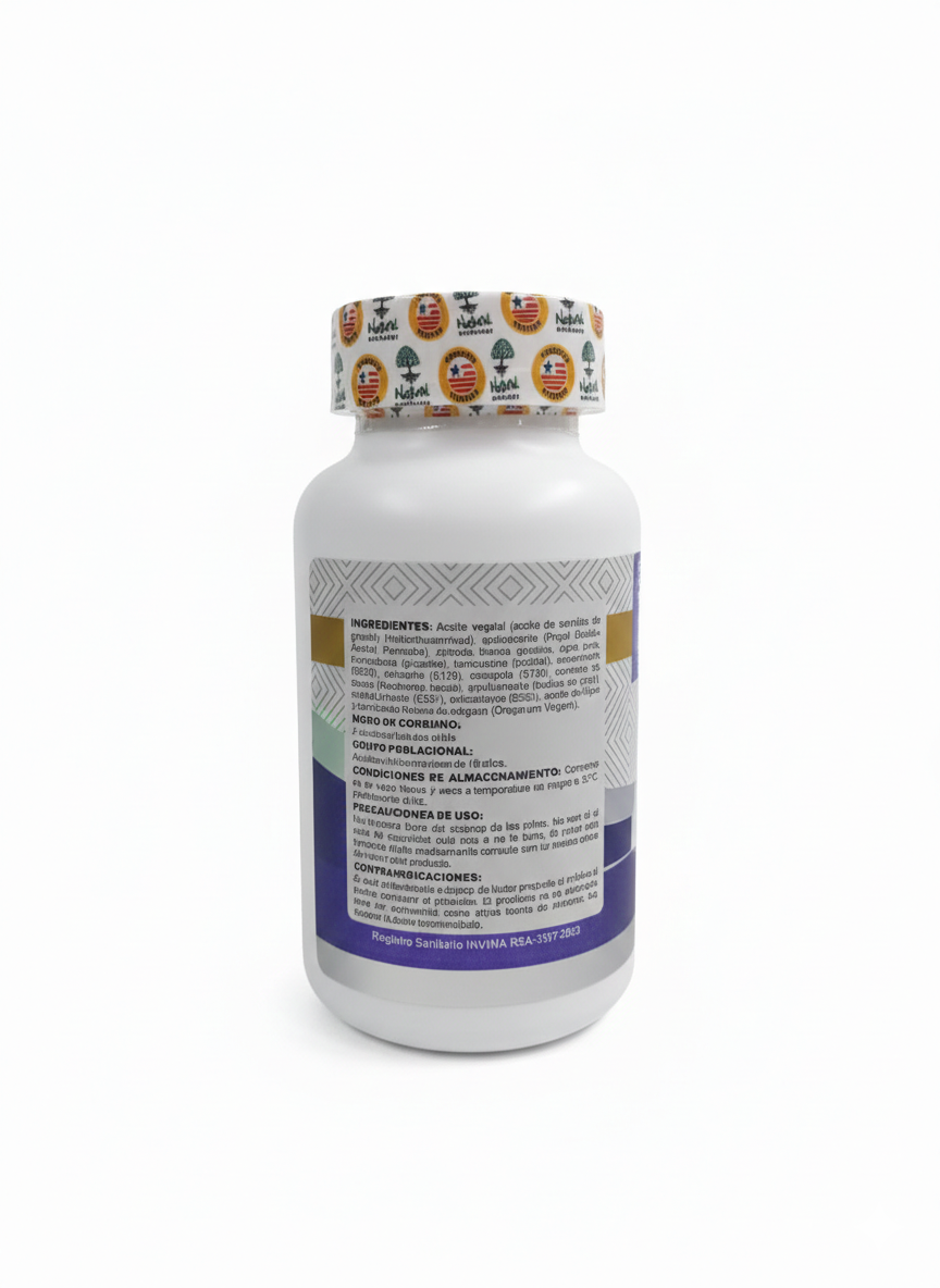 OREGANO ACEITE 7.500MG X 100