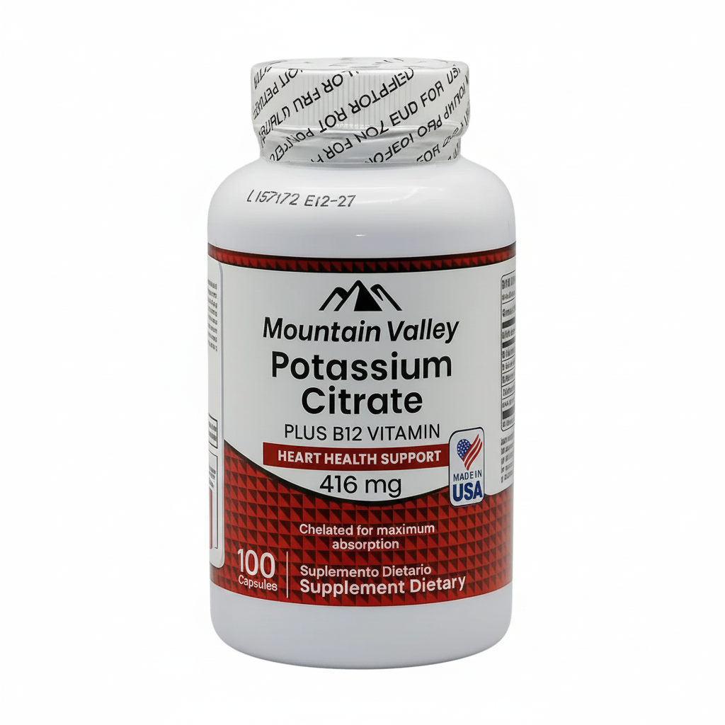 POTASSIUM CITRATE B12 X 100CAPS