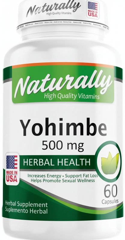 YOHIMBE 500MG X 60CAPS