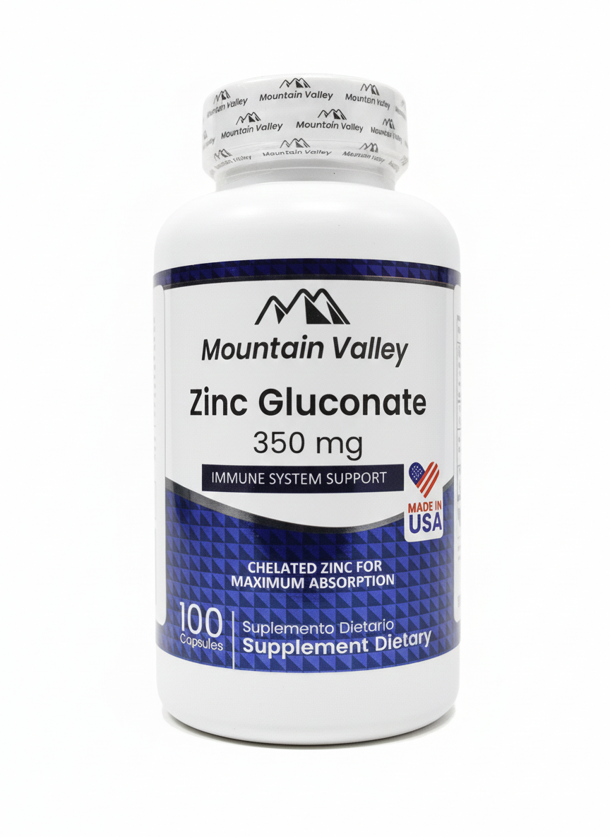 ZINC GLUCONATE 350MG X 100CAPS