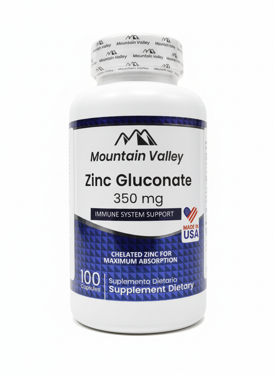 ZINC GLUCONATE 350MG X 100CAPS
